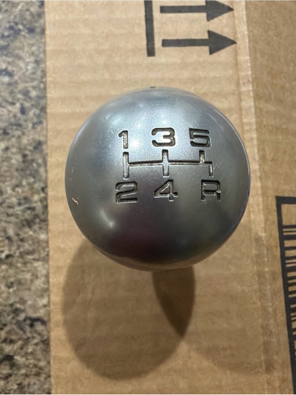 Ford Mustang Shift Knob Silver 5-Speed Manual Gear Shift Knob